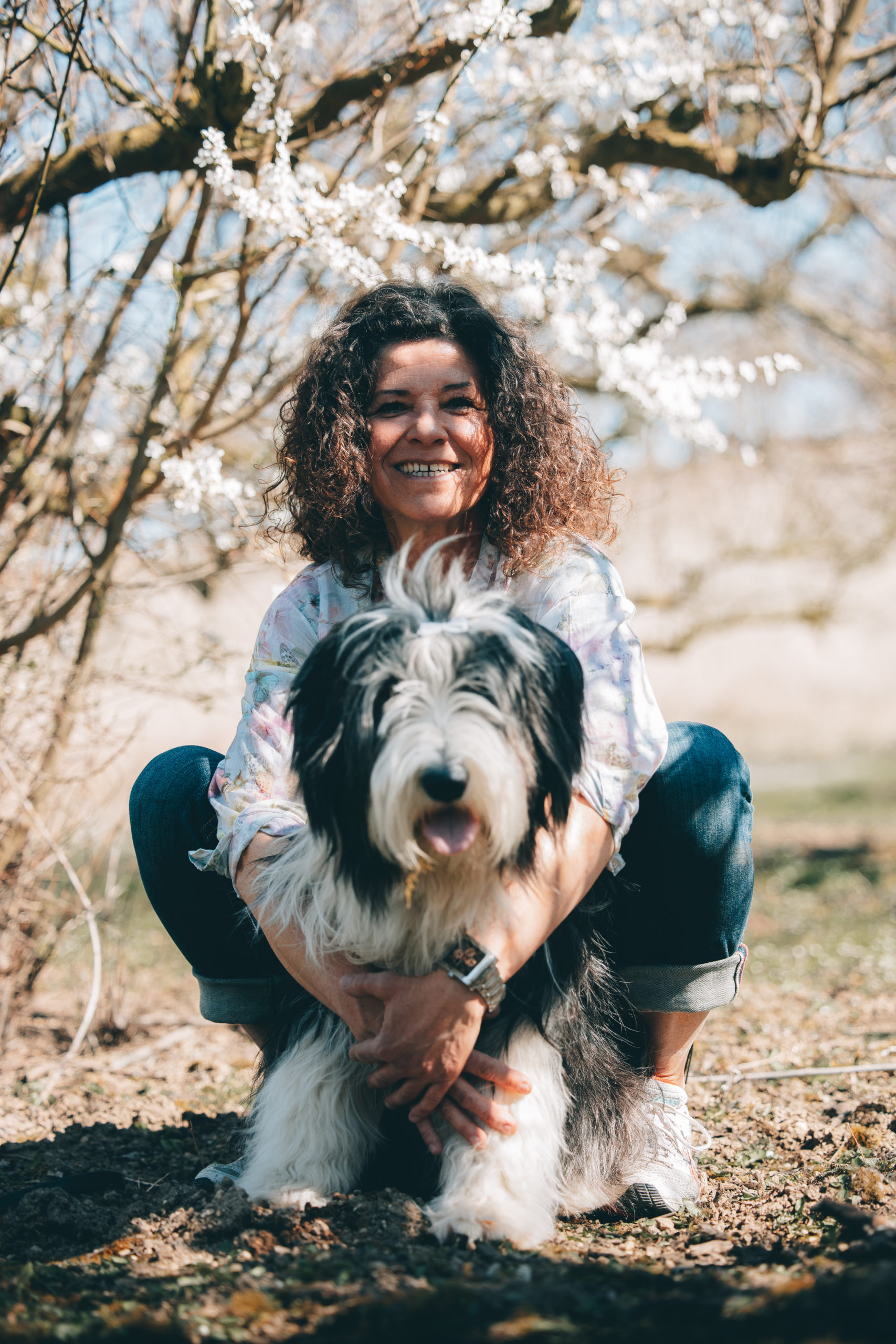 Tanja und ihr Hund Flocke